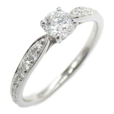 TIFFANY＆CO Harmony Diamond Ring Pt950Platinum Used women US size 5