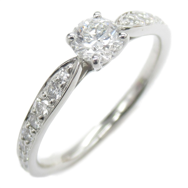 TIFFANY＆CO Harmony Diamond Ring Pt950Platinum Used women US size 5