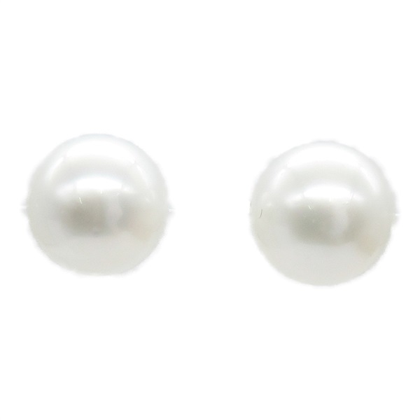 JEWELRY Pearl Pierced earrings Pt900 Platinum Pearl White Used