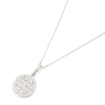 CARTIER Longevity Necklace Pendant Diamond 18KWG White Gold Used women