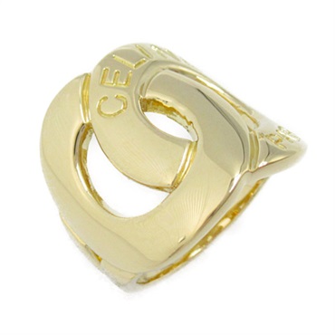 CELINE Ring 18KYG Yellow Gold Used women US size 6.5