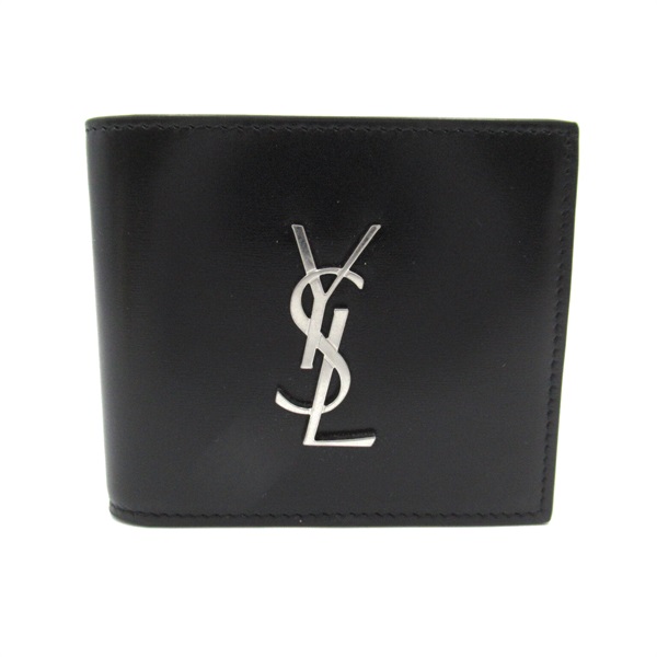 SAINT LAURENT wallet Purse 4632490SX0E1000 leather Black NEW mens