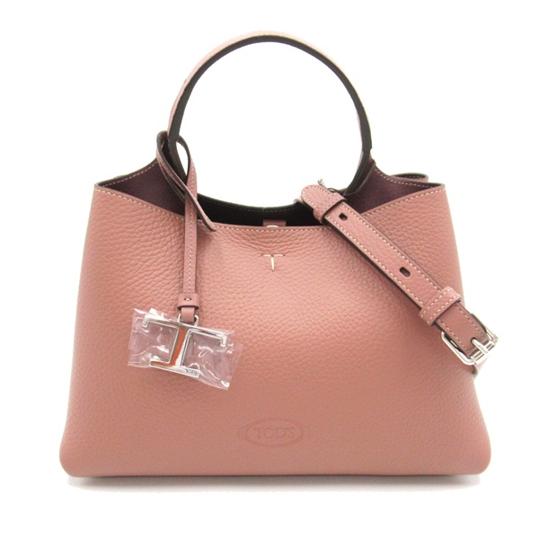 TOD’S 2way Shoulder crossbody tote Bag XBWAPAEL000QRI7O99 leather Pink