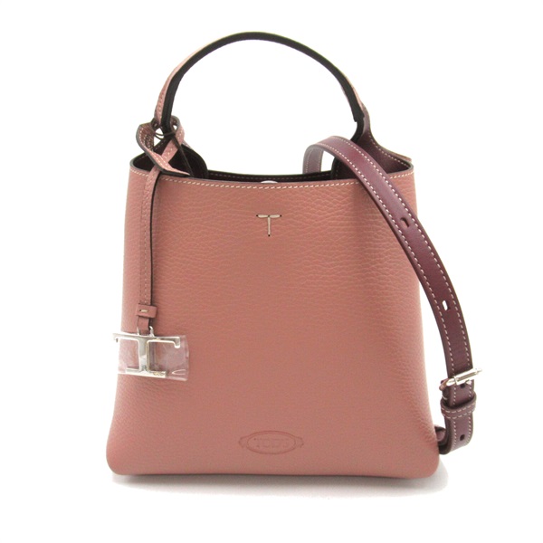 TOD’S 2way Shoulder crossbody Bag XBWAPAA9100QNK7O99 leather Pink Bordeaux