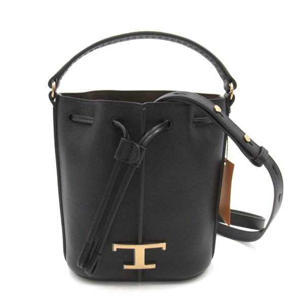 TOD’S 2way Shoulder crossbody Bag XBWTSAQ0000Q8EB999 leather Black