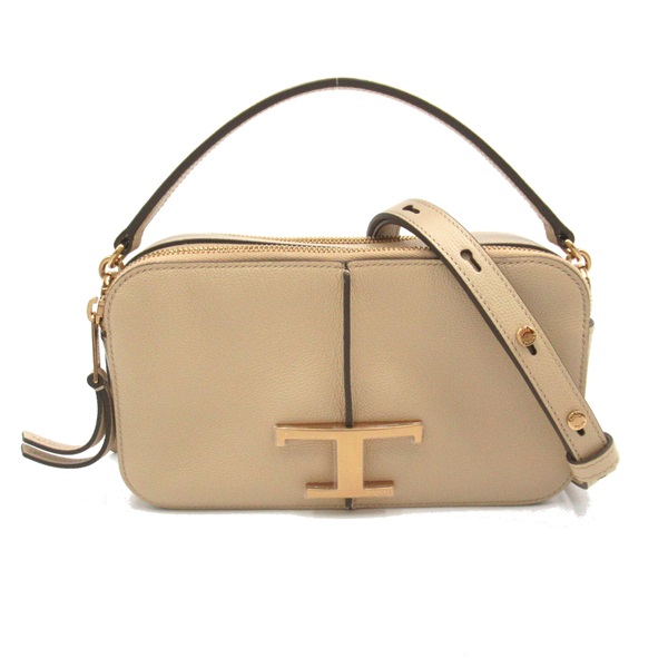 TOD’S 2way Shoulder crossbody Bag XBWTSAB0100Q8EC600 leather Beige