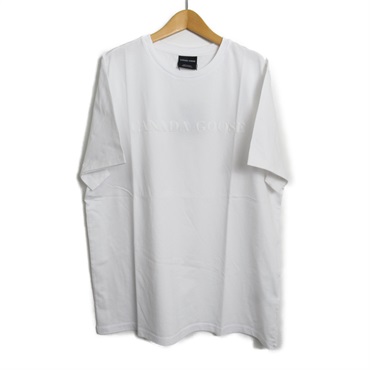 CANADA GOOSE Short sleeve T-shirt 1420M25XL cotton White NEW mens XL