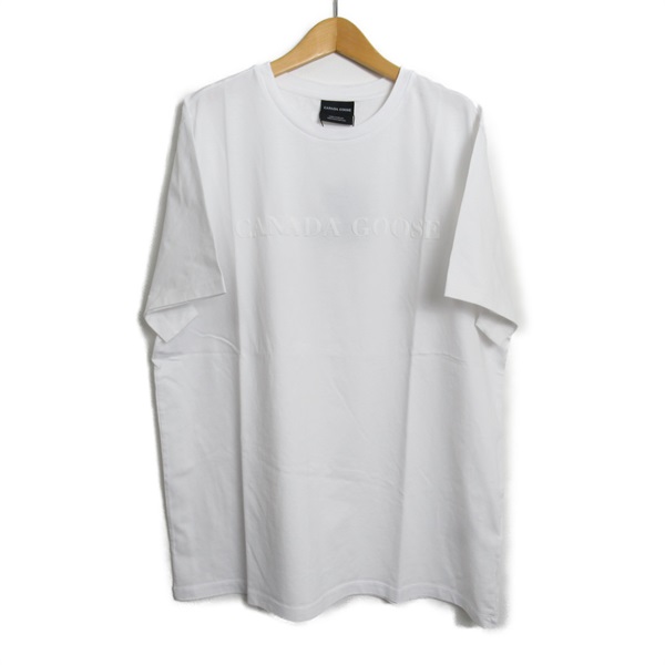 CANADA GOOSE Short sleeve T-shirt 1420M25XL cotton White NEW mens XL