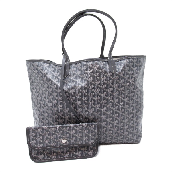 GOYARD Saint Louis PM Tote shoulder Bag MAE020243 canvas Gray Used