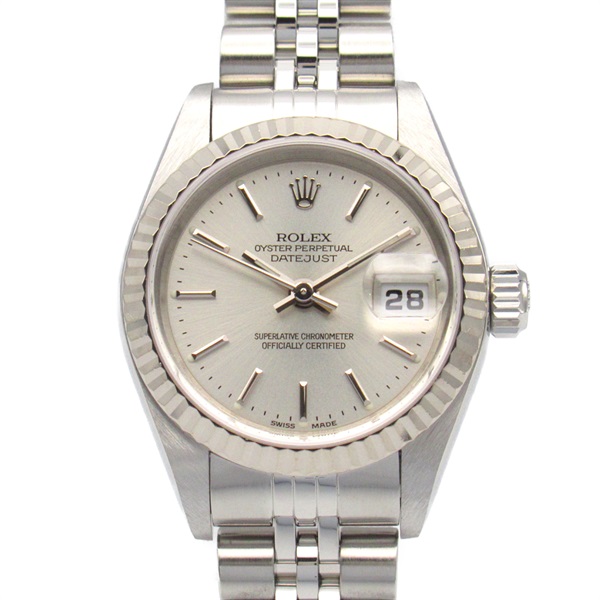 ROLEX Datejust Y Wrist Watch 79174 Automatic K18WG Stainless Steel Used Women