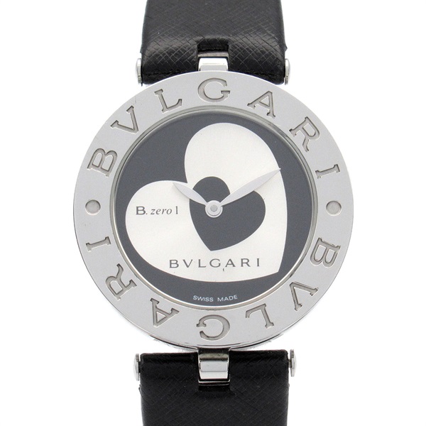 BVLGARI B-zero1 Wrist Watch BZ30BHSL Quartz Stainless Steel Leather Used Women