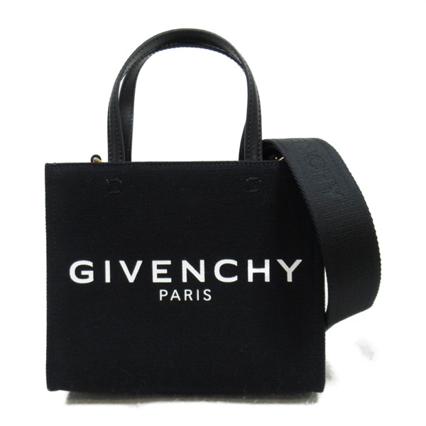 GIVENCHY 2way shoulder crossbody tote Bag BB50N0B1F1001 canvas Black