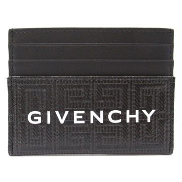 GIVENCHY Card Holder BK6099K1LF001 PVC coated canvas Black NEW mens