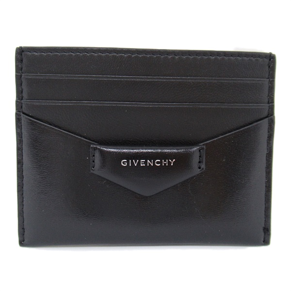 GIVENCHY Card Case BB60KCB00D001 001 leather Black NEW mens logo