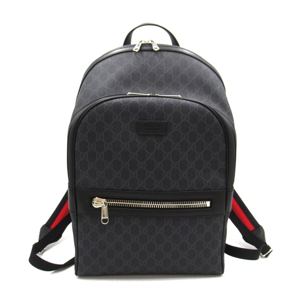 GUCCI GG Supreme Backpack Rucksack 771158KAAAK1144 canvas Black NEW unisex