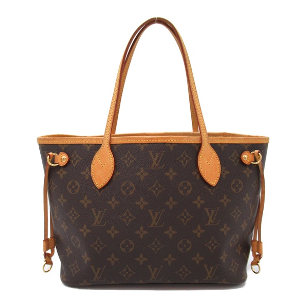 LOUIS VUITTON Neverfull PM Shoulder Tote Bag M40155 Monogram Used LV women