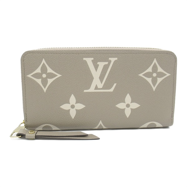 LOUIS VUITTON Zippy long wallet M69794 Monogram leather Beige used women LV