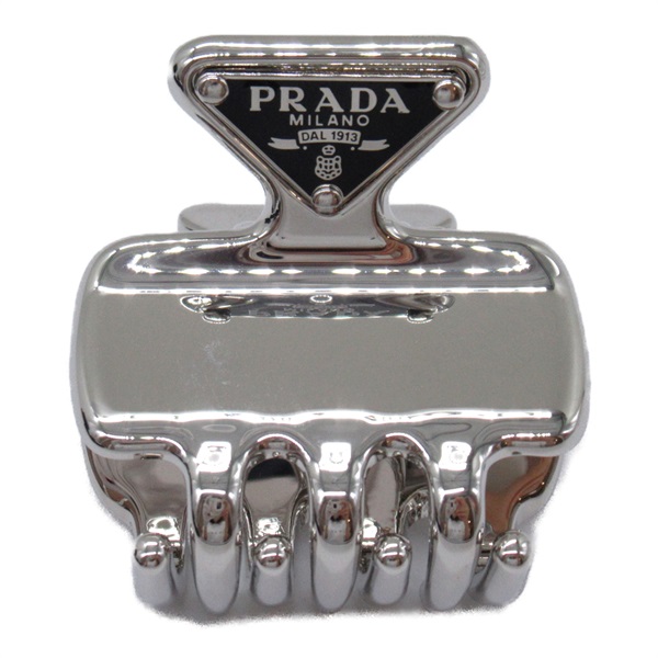 PRADA Barrette hair clip 1IF0872BA6F0276 Nickel free Silver