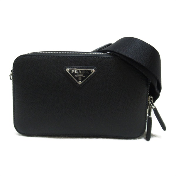 PRADA Shoulder crossbody Bag 2VH1739Z2F0002 Saffiano leather Nero