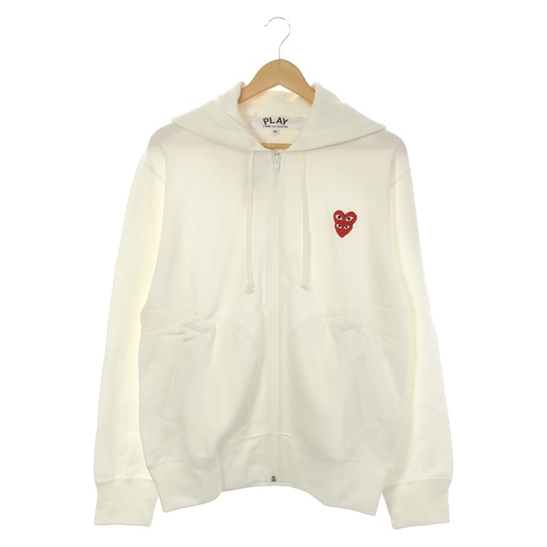 COMME des GARCONS Hoodie jacket AZT29405124M 0 cotton White NEW mens size M