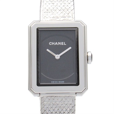 CHANEL Boyfriend tweed Wrist Watch H4876 Quartz Stainless Steel Used Women