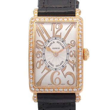 FRANCK MULLER Long Island Diamond Bezel Wrist Watch 902QZ REL D1R Quartz K18PG（Rose Gold） leather Us