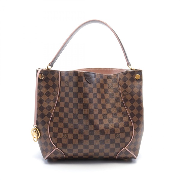 LOUIS VUITTON Caissa Hobo Shoulder Bag N41556 Damier Ebene Rose Ballerine LV