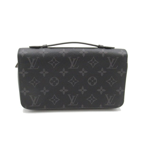 LOUIS VUITTON マネークリップ 黒 レザー ルイヴィトン モノグラムマカサー パンス マネークリップ