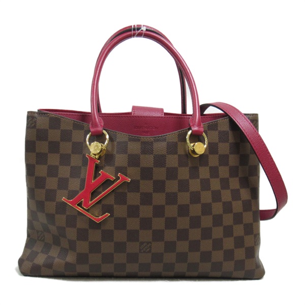 LOUIS VUITTON Riverside Shoulder Bag 2way N40052 Damier Brown Reduvan Used Women