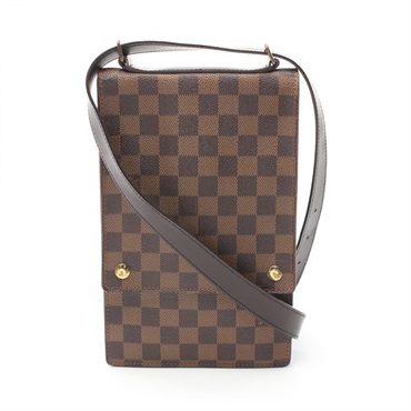 LOUIS VUITTON Portobello Shoulder crossbody Bag N45271 Damier canvas Ebene Used