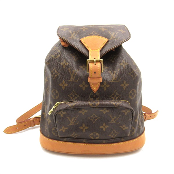 LOUIS VUITTON Montsouris MM Backpack Rucksack Bag M51136 Monogram Canvas Used LV