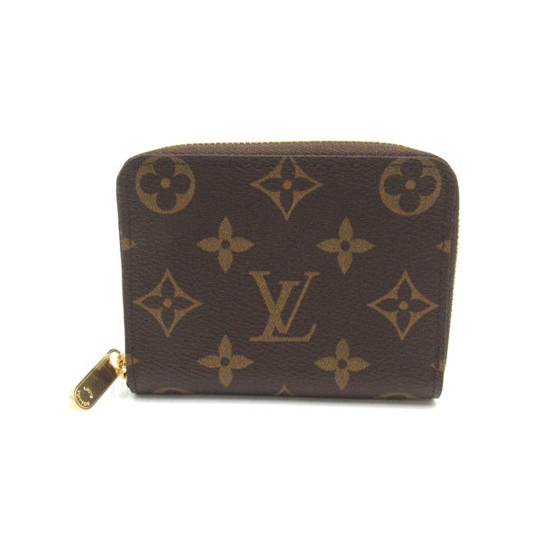 LOUIS VUITTON Zippy coin purse wallet M60067 Monogram canvas Brown Used