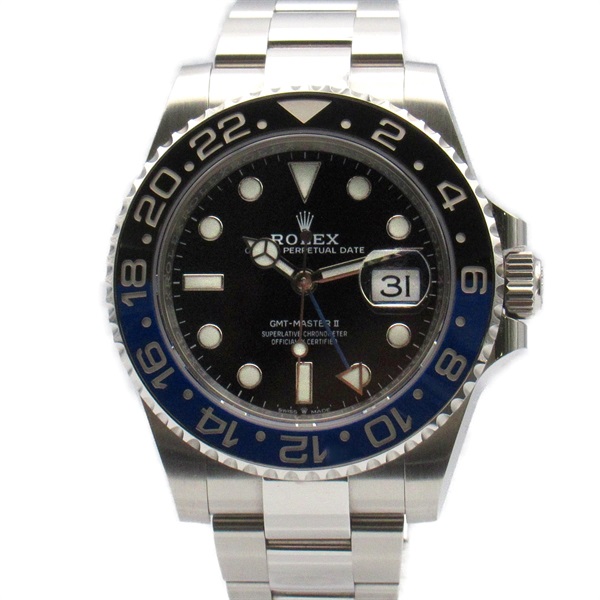 ROLEX GMT Master II Random number Wrist Watch 126710BLNR SS Used mens