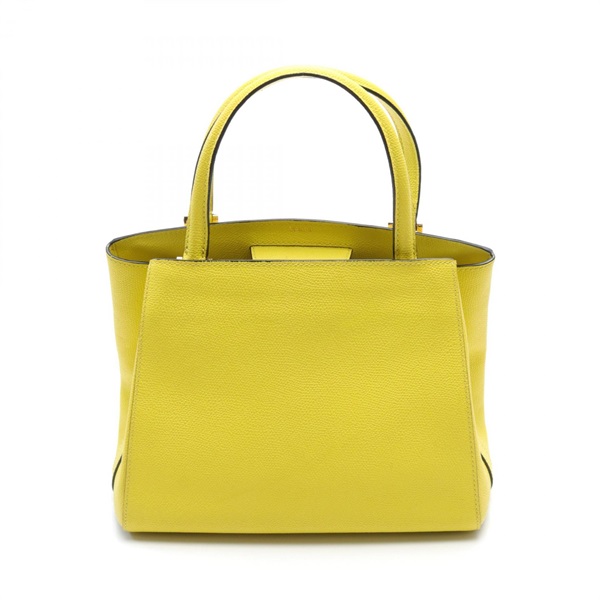 Valextra Hand bag Tote leather Yellow Used Women