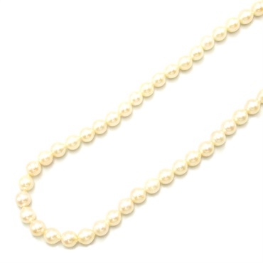 JEWELRY Pearl Necklace SV925 White Used women