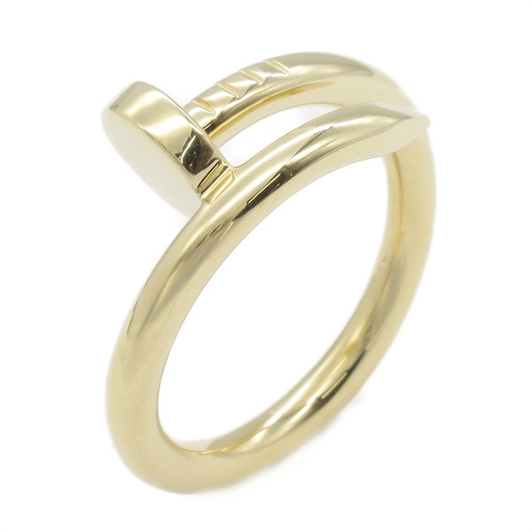 CARTIER juste un clou Ring 18KYG Yellow Gold Used US size 7.5 #56 unisex