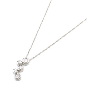 TIFFANY＆CO Bubble Necklace Pendant Pt950Platinum Diamond Used women