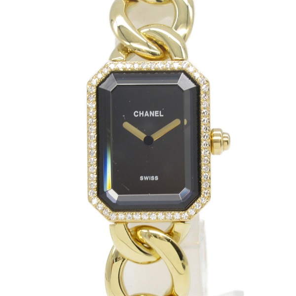 CHANEL Premiere XL Diamond Bezel Watch H0113 Quartz K18YG diamond Used Women