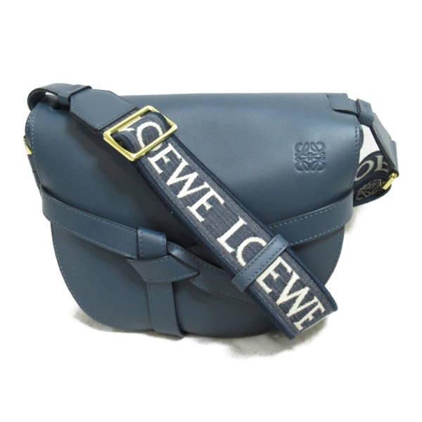 LOEWE Gate Small Shoulder crossbody Bag A650T20X401809 leather Navy Used