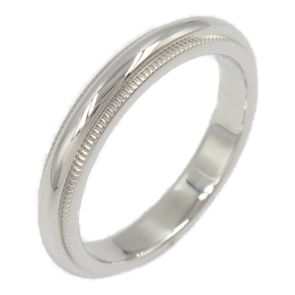 TIFFANY＆CO Milgrain Ring Pt950Platinum Used women US size 5.25