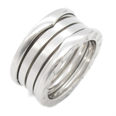 BVLGARI B-zero 1 B-zero one Ring 18KWG White Gold Used unisex US size 6.75 #54