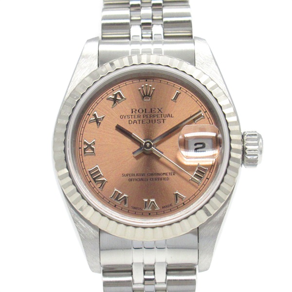 ROLEX Datejust U Wrist Watch 69174 Auto 18KWG Stainless Steel Used Women