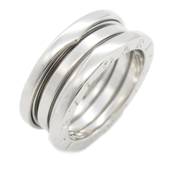 BVLGARI B-zero 1 Ring 18KWG White Gold Used unisex US size 7.75 #56