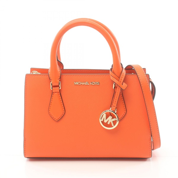 Michael Kors SHEILA shoulder crossbody Hand bag 35S3G6HS5L leather Orange poppy