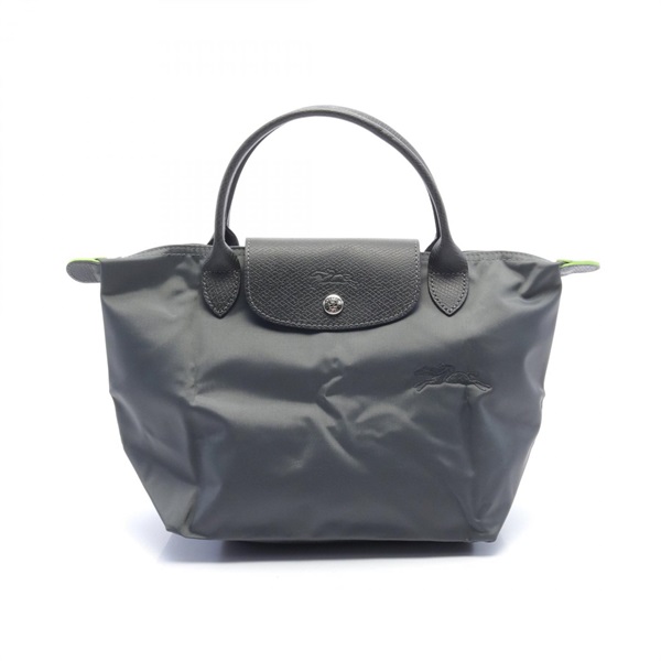 Longchamp Le Pliage Green S Tote Bag L1621919P66 Nylon leather Graphite NEW 5