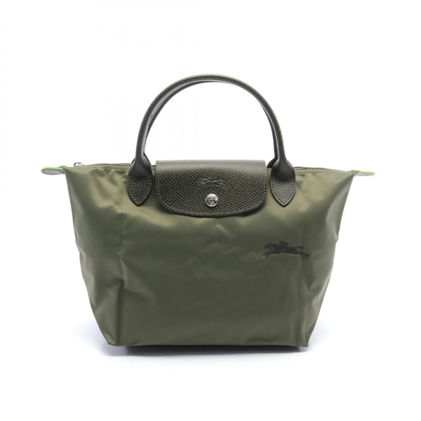 Longchamp Le Pliage Green S Tote Bag L1621919479 Nylon leather Forest NEW 4