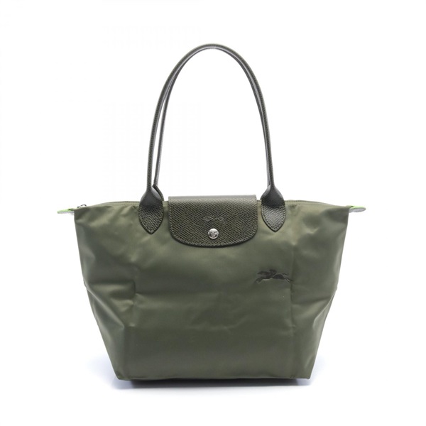 Longchamp Le Pliage Green M Tote Bag L2605919479 Nylon leather FOREST NEW Women