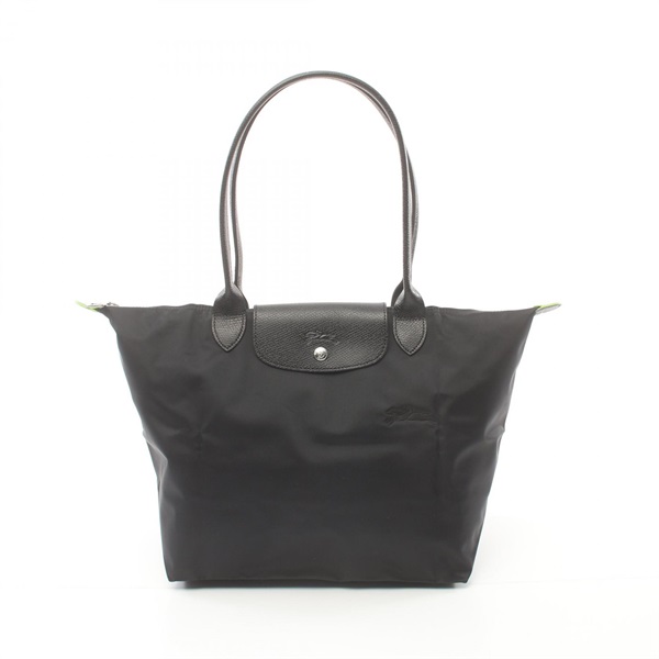 Longchamp Le Pliage Green L Tote Bag L1899919001 Nylon leather Black NEW Women