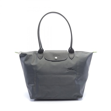 Longchamp Le Pliage Green L Tote Bag L1899919P66 Nylon leather Graphite NEW 4