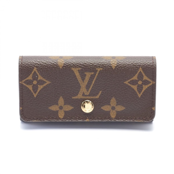 LOUIS VUITTON Multi cles 4 key holder M62631 Monogram canvas Brown Used unisex